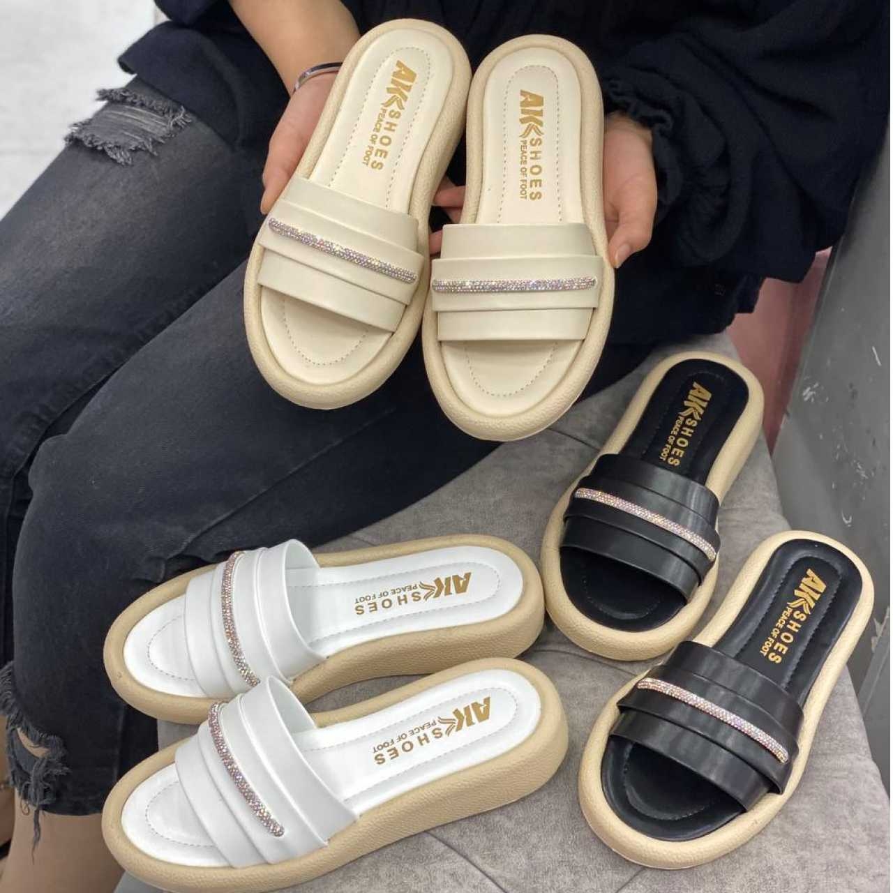 صندل دمپایی نگینی