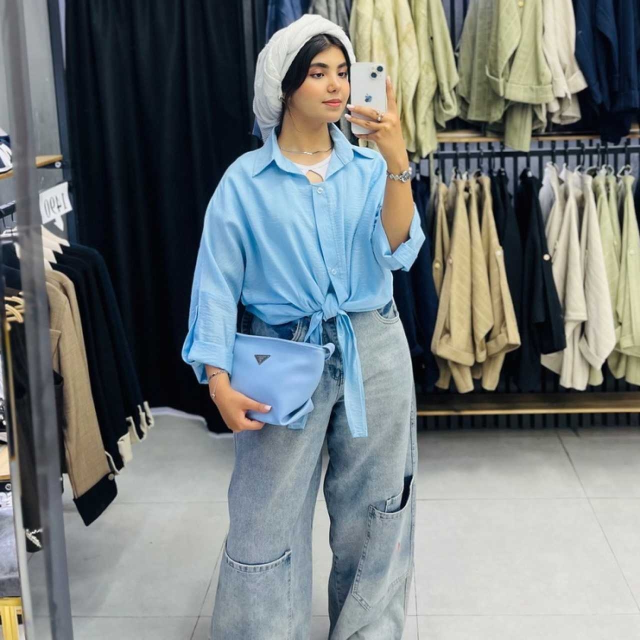 شومیز گره ای پری