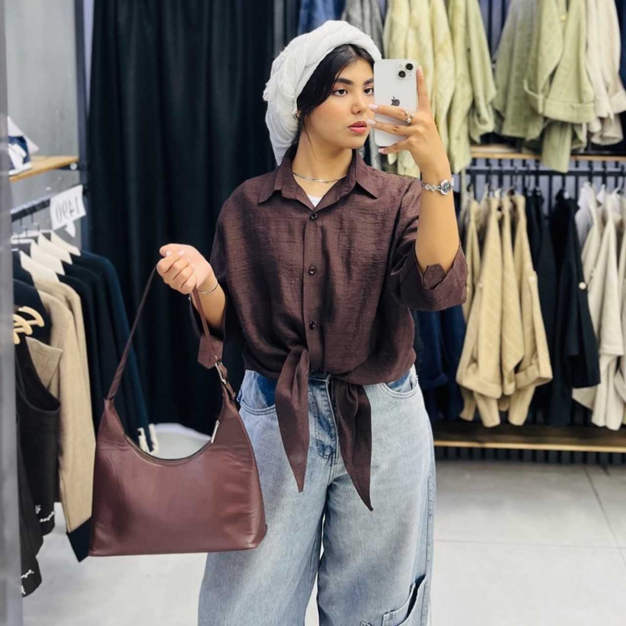 شومیز گره ای پری