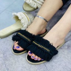 صندل دمپایی مکرومه