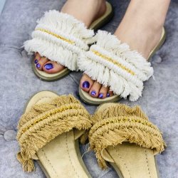 صندل دمپایی مکرومه